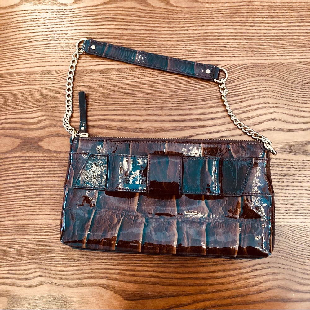 Kate Spade Patent Leather purse with bow
